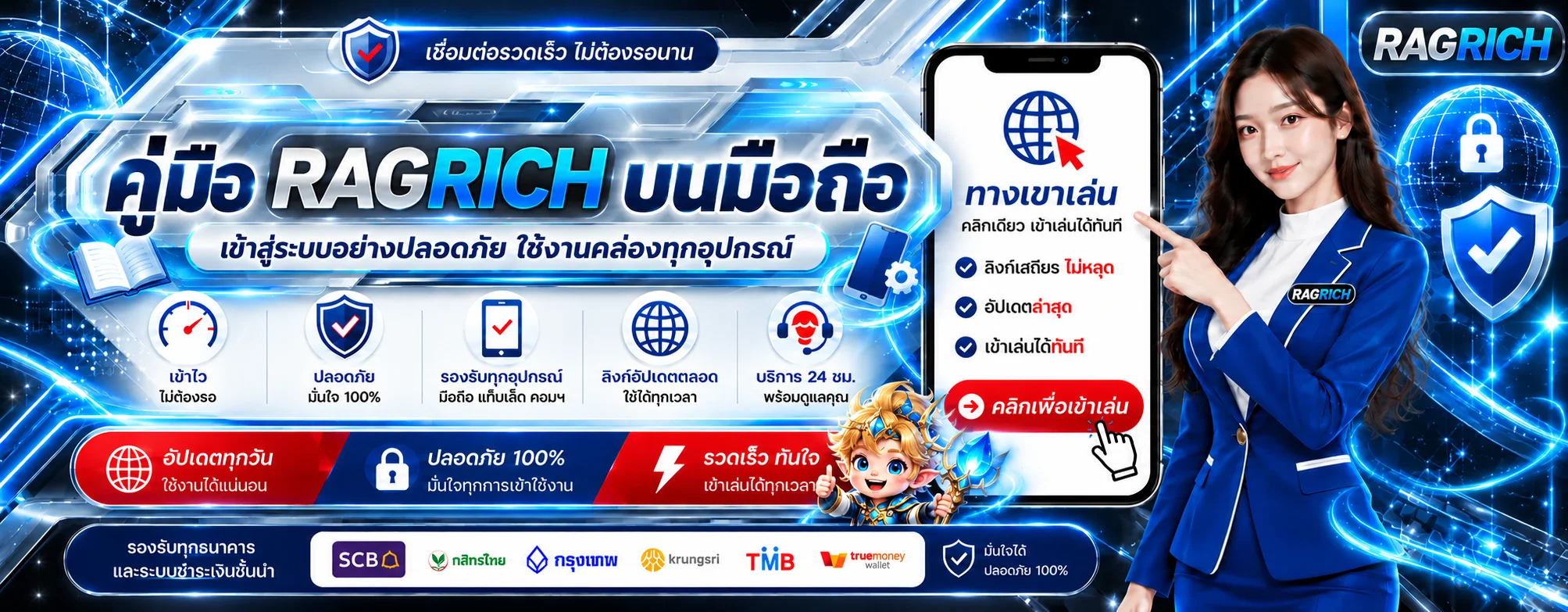 RAGRICH คู่มือใช้งานบนมือถืออย่างปลอดภัย